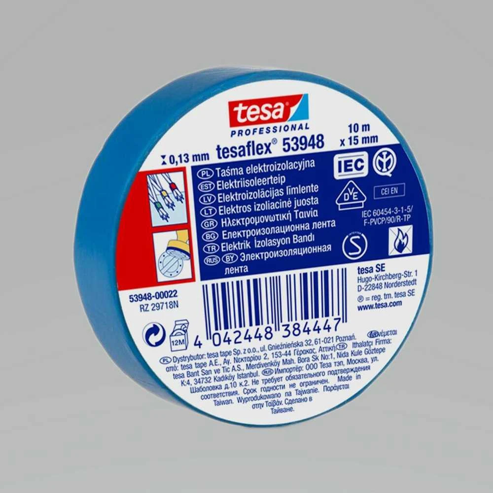 Taśma Izoliuojanti juosta TESA (mėlyna) 10m x 15mm 53988-00035-00