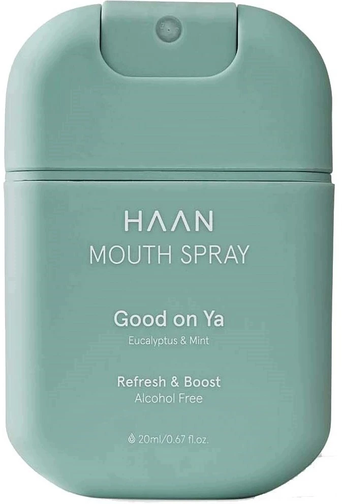 haan Mouth Purškiklis, Eucalyptus & Mint, Fresh Breath, 20 ml Unisex