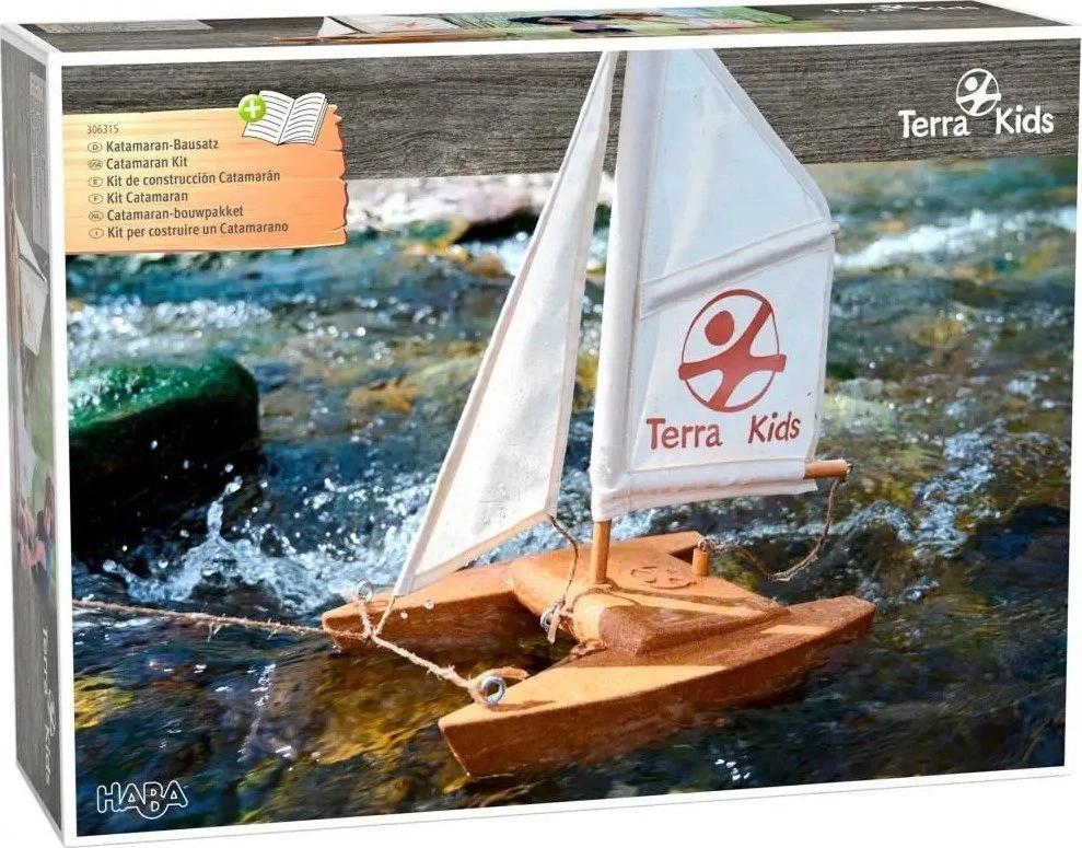 Haba Terra Kids catamaran kit, experiment kit