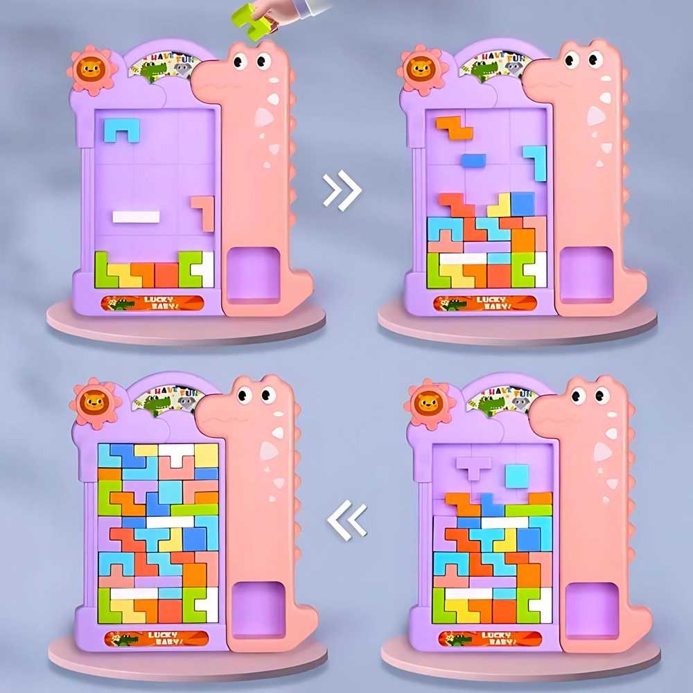 Haba Dėlionė tetris rožinė