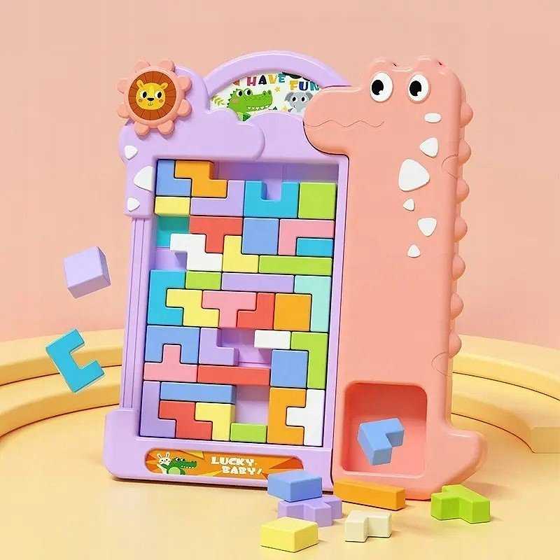 Haba Dėlionė tetris rožinė
