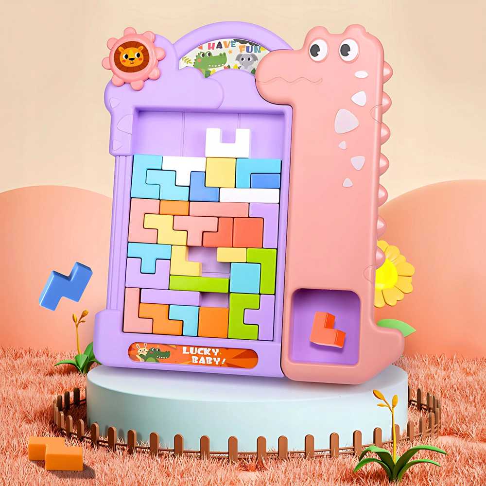 Haba Dėlionė tetris rožinė