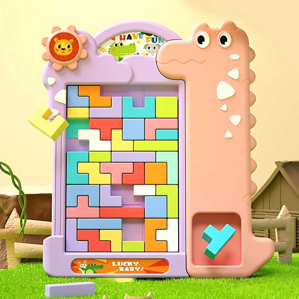 Haba Dėlionė tetris rožinė