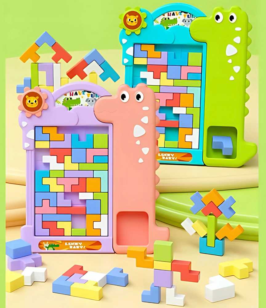 Haba Dėlionė tetris rožinė