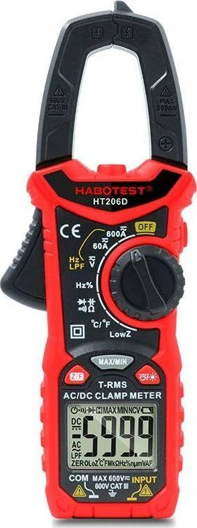 Srovės AC/DC matavimo replės Habotest HT206D