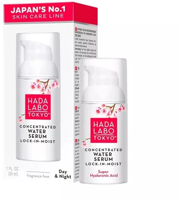 Hada Labo Tokyo koncentruotas Vanduo hialurono rūgšties giluminio drėkinimo serumas veidui, 30 ml