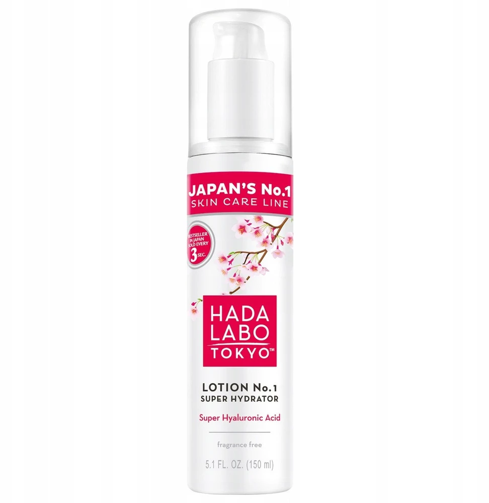 Hada Labo Tokyo N°1 drėkinamasis veido losjonas su hialurono rūgštimi, 150 ml