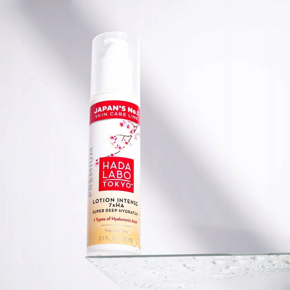 Hada Labo Tokyo Premium 7 x Ha giliai drėkinamasis dieninis veido losjonas, 150 ml