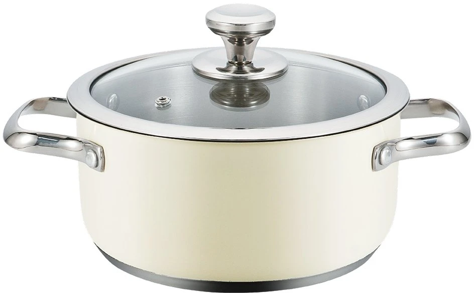 Puodas su dangčiu Haeger PA-24H.008A Rusvai gelsva Ø 24 cm