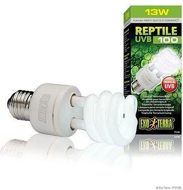 Exoterra Exo Terra - Roplių UVB 100 fluorescencinė lempa 13W E27 - (220.1870)