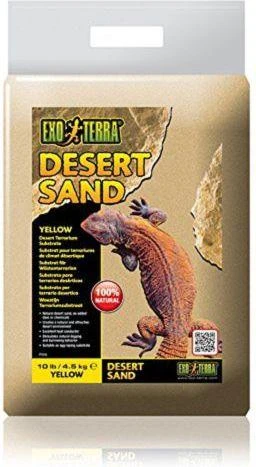 Exo Terra dykumos smėlis, geltonas 4,5 kg