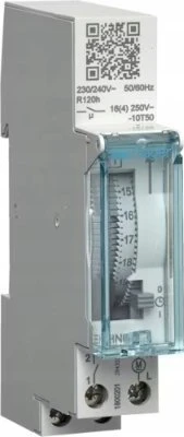 Hager EHN011 ZEGAR STERUJĄCY ANALOGOWY 16A 1Z 230V AC (EH011)