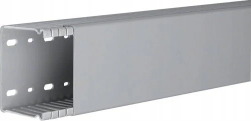 Hager Polo BA66008007030B tehaselito šukuotas kanalas BA6 60x80mm PVC pilkas BA66008007030B /2m/