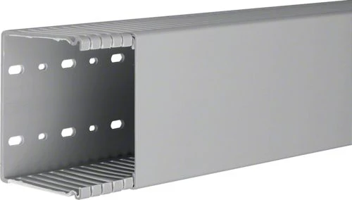 Tehalit Hager Polo BA68010007030B tehaselito šukuotas kanalas BA6 100x80mm PVC pilkas BA68010007030B /2m/