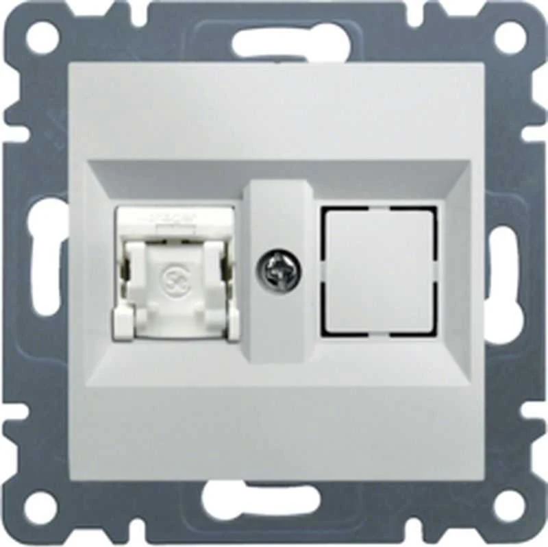 Hager GN.1-KR.KOMP.RJ45 6E UTP Baltas LUMINA