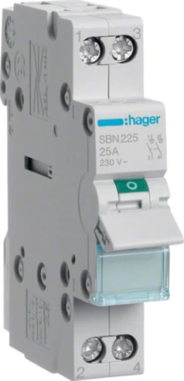 Hager Modulio jungtis 25A 2P SBN225