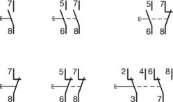Hager SVN351 sujungimo schemos