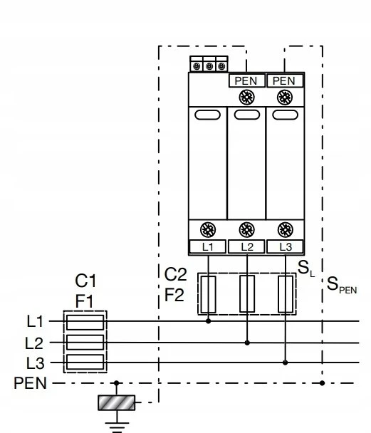 Hager SPA930 SRAUTŲ RIBA T1T2 MOV 3P LIMP=37.5KA