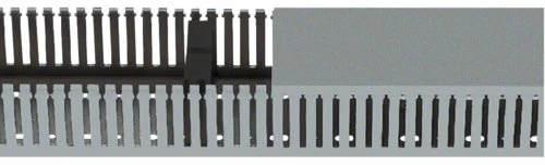 Hager Polo DNG2002007030B tehaselito šukuotas kanalas DNG 20x20mm PVC pilkas DNG2002007030B /2m/