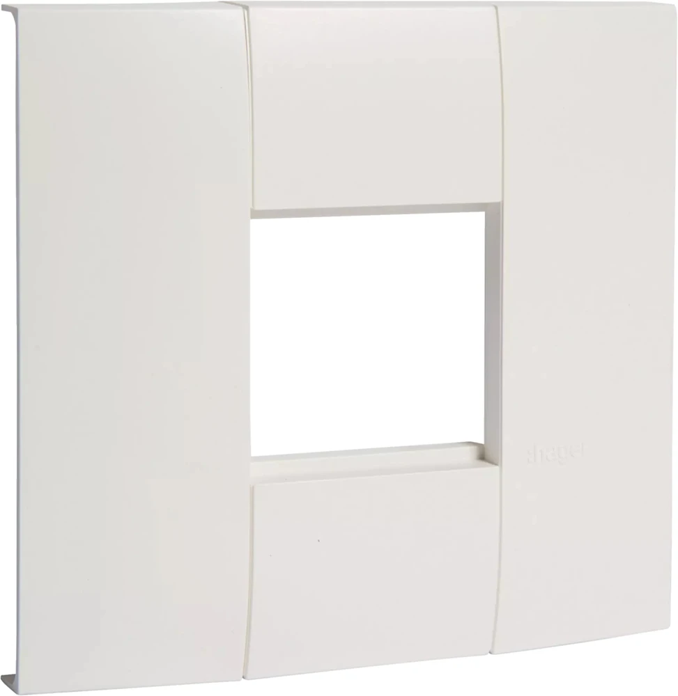 Hager LFF serijos baltas sulankstomas rėmelis 45x45mm