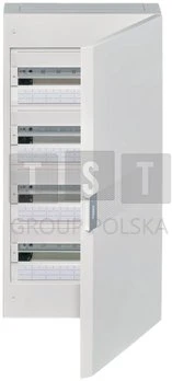 Hager Polo VB418PB Modulinis skirstomasis skydas 4x18 ant paviršiaus montuojamas IP40 baltos durys VEGA VB418PB