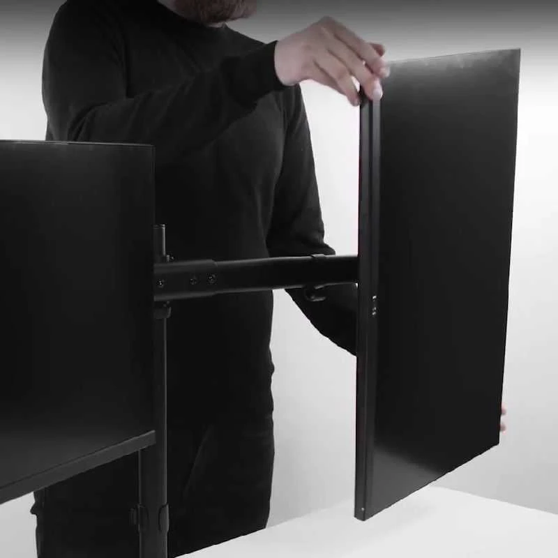 Laikiklis Multibrackets MB DESKSTAND BASIC DUAL Juodas MAX 10KG