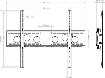Laikiklis Hagor Laikiklio siena WH 85 T-HD 55'' - 110''
