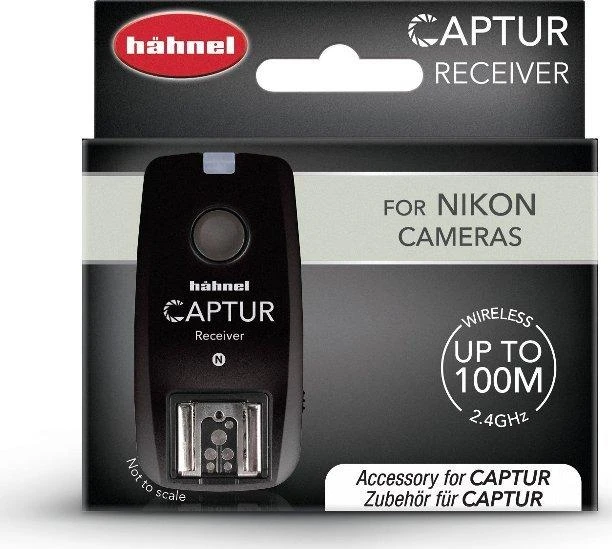 „Hähnel Captur“ papildomas imtuvas „Nikon“.