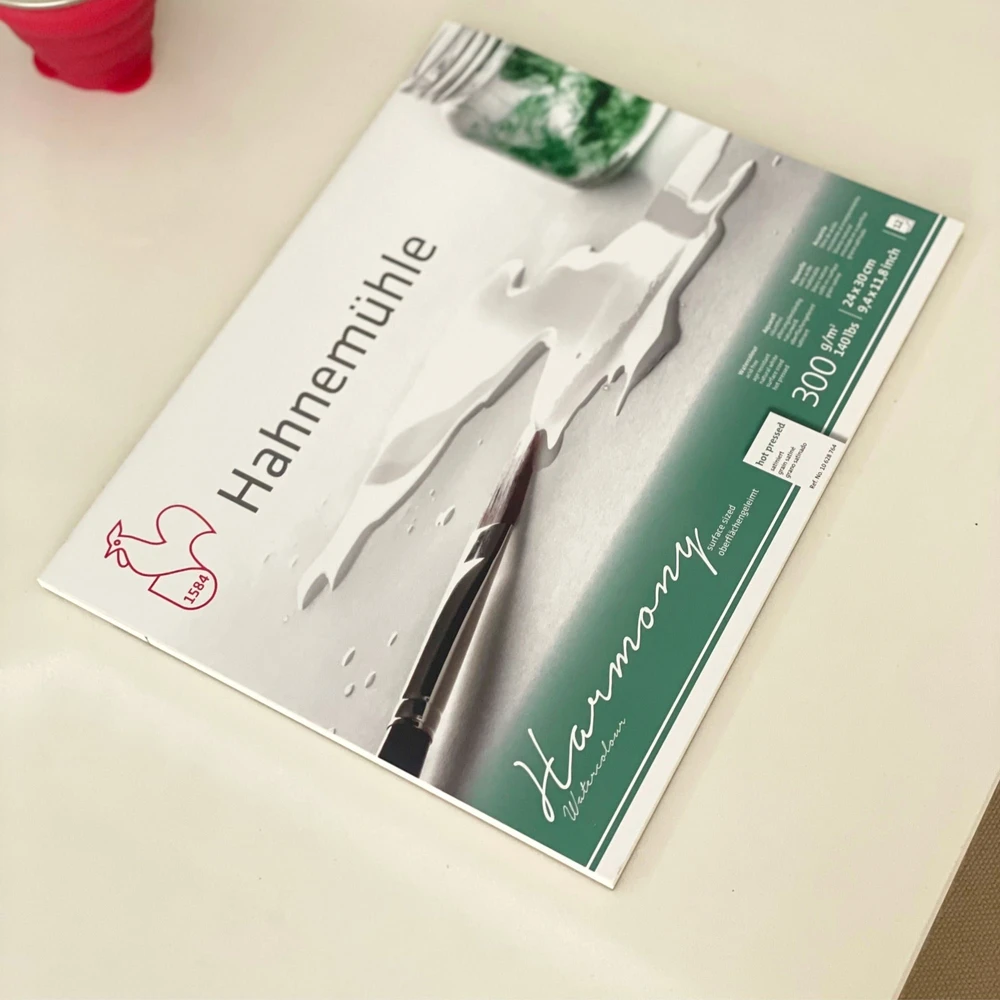 Hahnemühle Hahnemühle Harmony akvarelė karšto spaudimo 12 lapų 300g A4