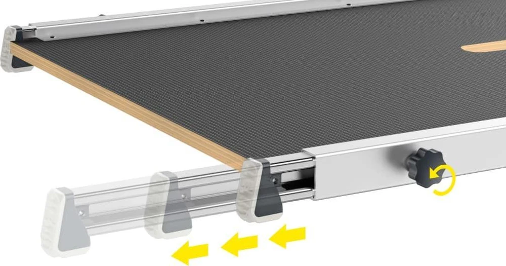 Hailo Platforma laiptams TP1, aliuminis