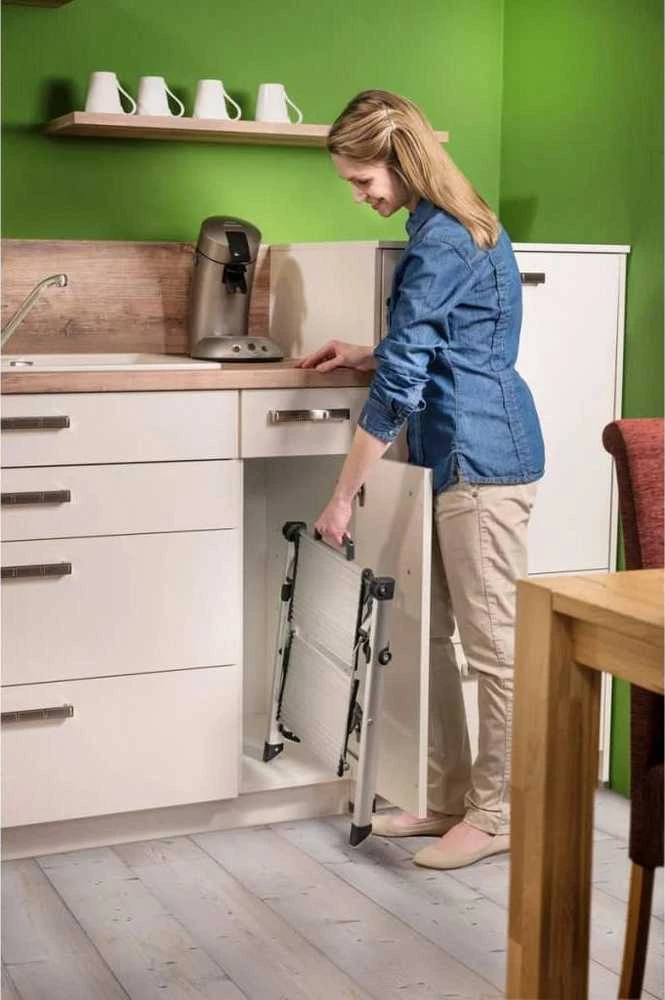 Hailo Kopėčios su 2 laipteliais Mini Comfort, 45cm, aliuminis