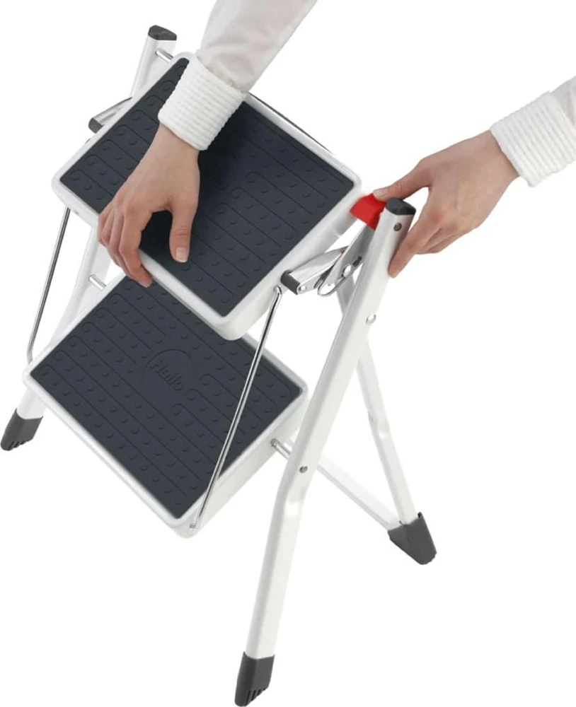 Hailo Hailo Drabinka su dwoma stopniami podest Mini, 45 cm, stal, 4310-001