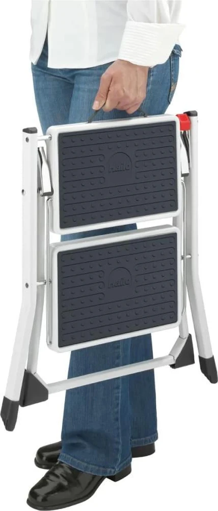 Hailo Hailo Drabinka su dwoma stopniami podest Mini, 45 cm, stal, 4310-001