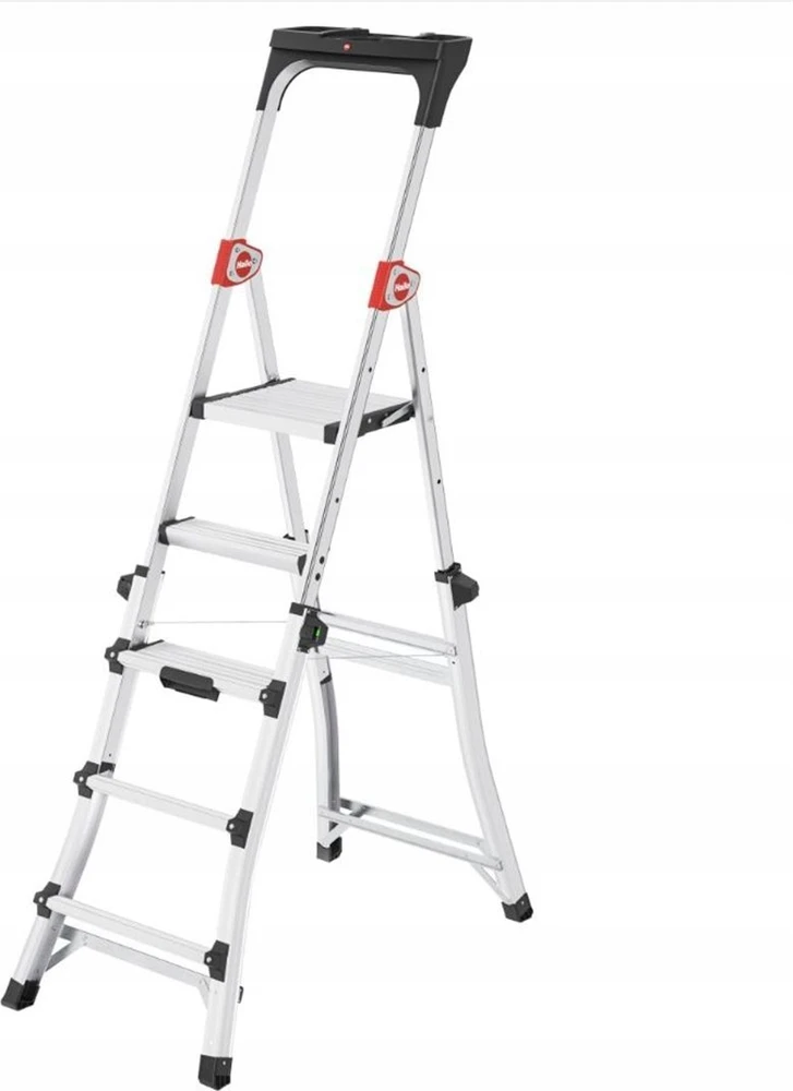 Hailo aliumininės teleskopinės kopėčioa TL100 Topline, 5 pakopos, 150kg