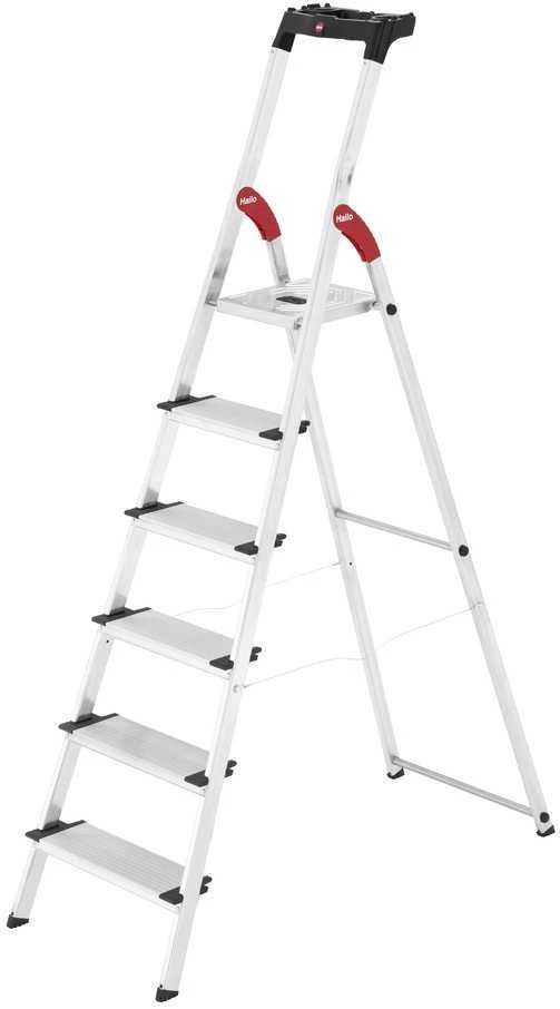 Hailo Buitinės kopėčios ComfortLine, 6 pakopos