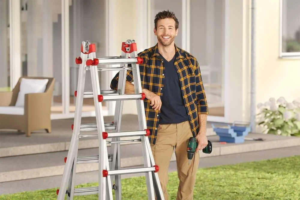 Hailo M80 4x5 Rung Ladder