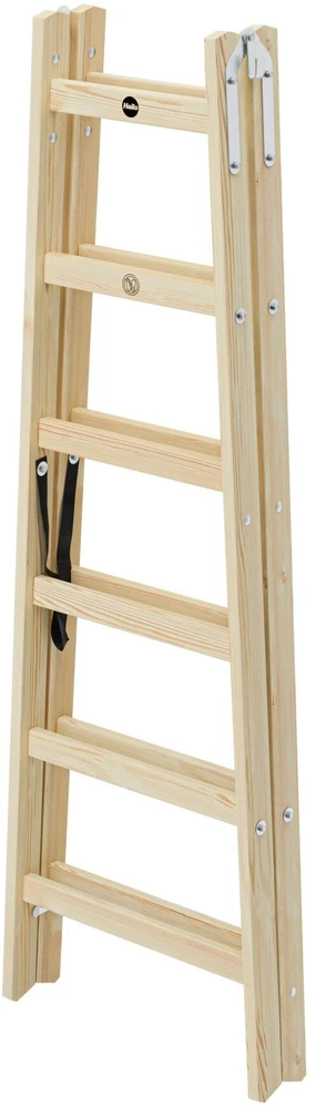 Hailo dvipusės kopėčios H40 StandardLine / medinės / 2x6 pakopų