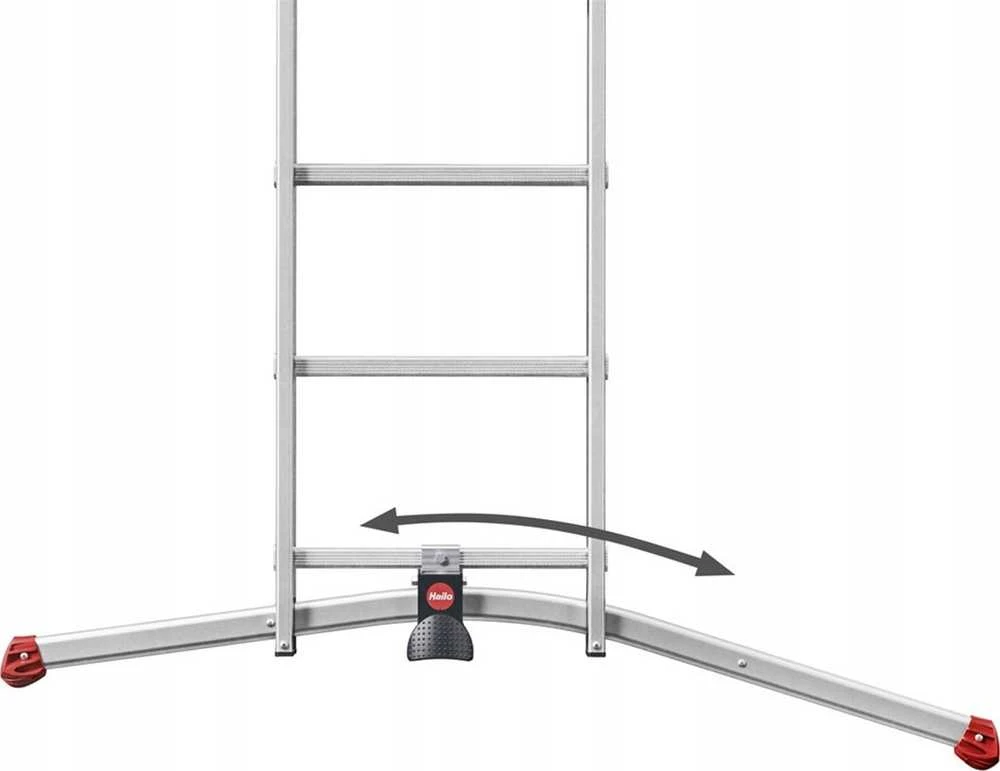 HAILO Kapnes kombinejamas S100 Hailo ProfiLOT / aluminija / 3x12 pakapieni 039312507