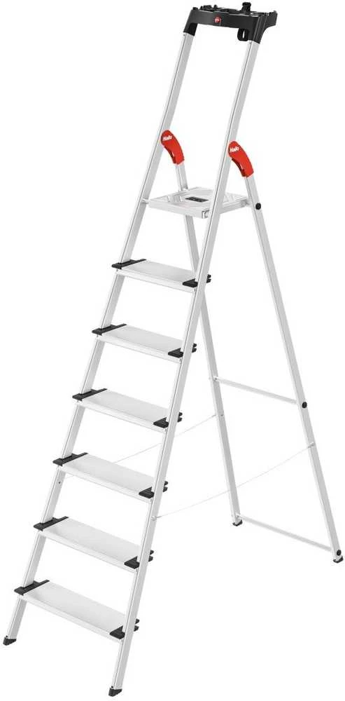 Hailo Kapnes majsaimniecibas L80 ComfortLine / aluminija / 7 pakapieni