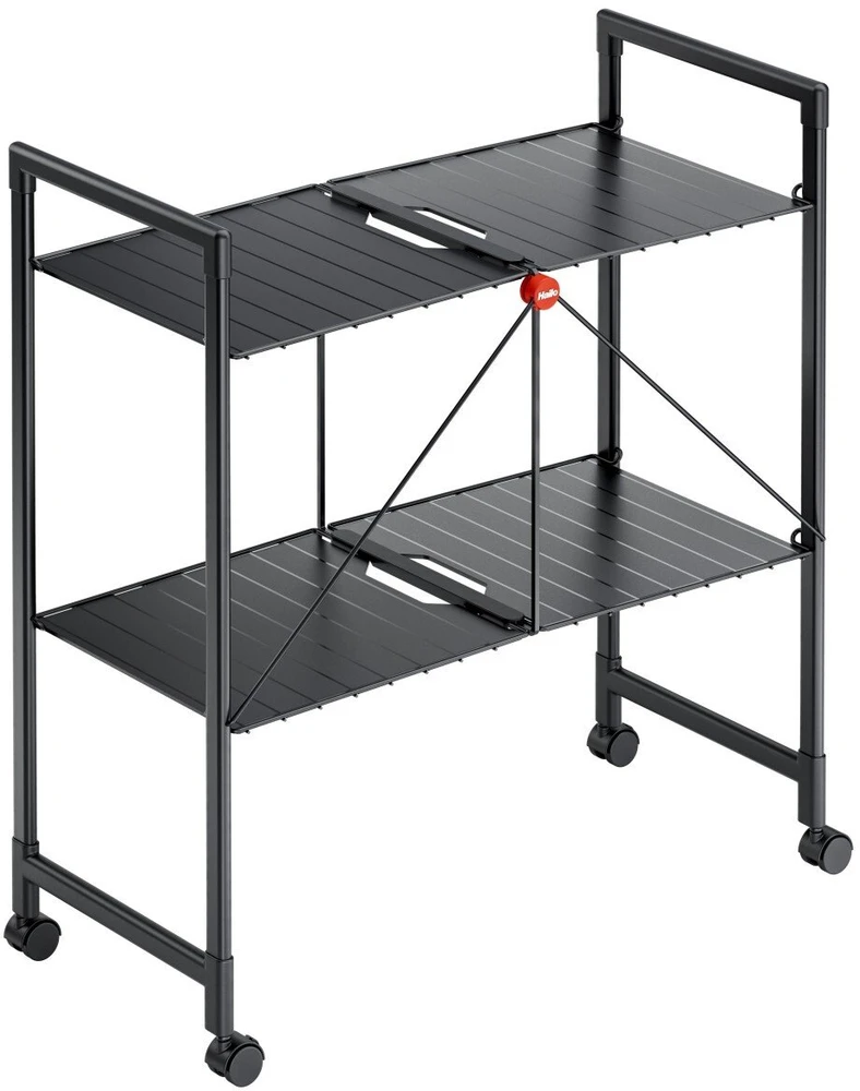 Hailo Folding shelf on wheels Quickboard / juodas
