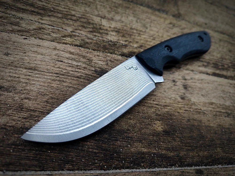 Haller Nóż LKW Mauler VG10 Damast G10