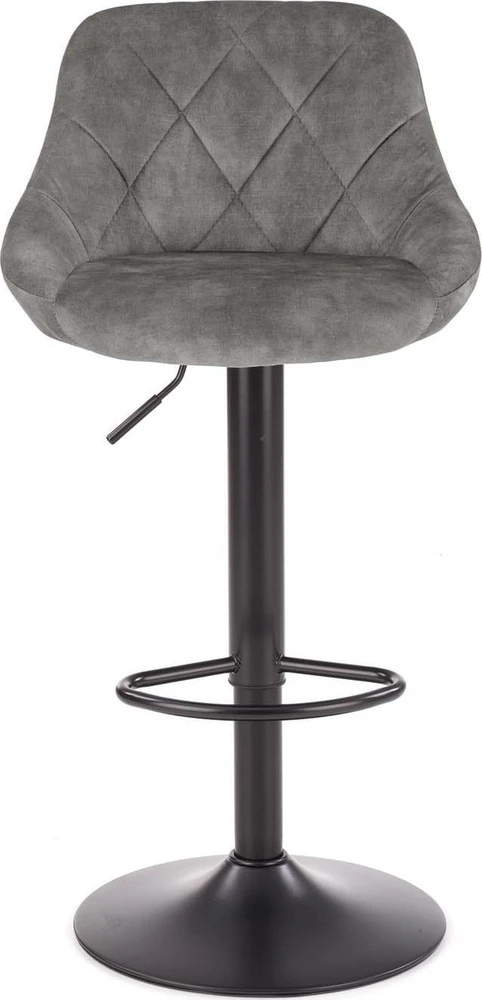 Baro kėdė Halmar H101, 47 x 45 x 84-106 cm, pilka