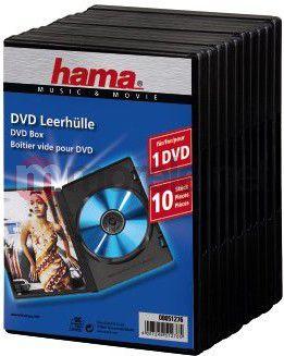 1x10 Hama DVD-Jewel Case juodas 51276