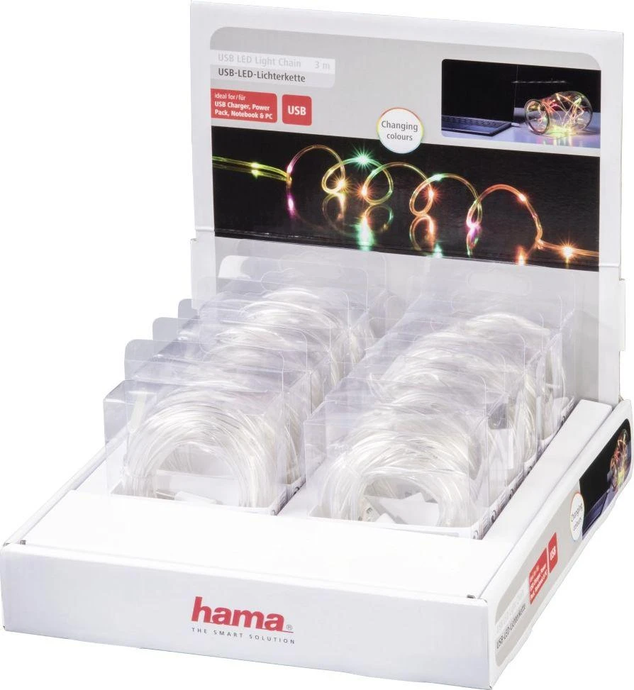 Hama LED girlianda, spalvinga, 12 vnt.
