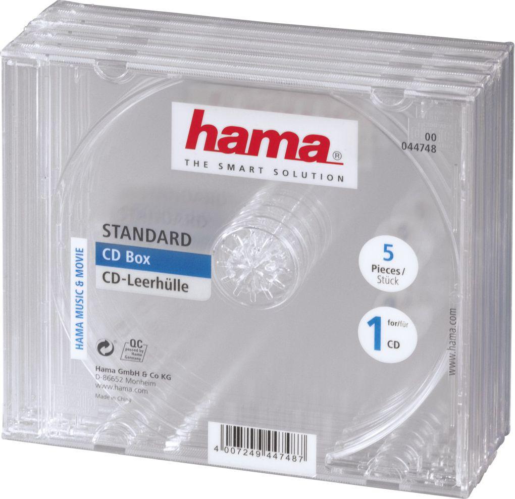 Hama OPAK. CD-BOX 5 SZT TRANSP.
