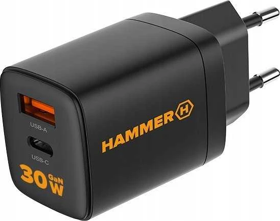 Įkroviklis Hammer Įkroviklis Sieciowa Hammer 30W Pd Usb Typ-C Rapidcharge Duo