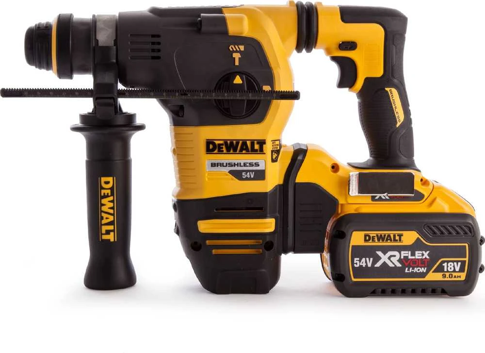 Perforatorius DeWalt DCH333X2-QW; 3,5 J; SDS-plus; 54 V; 2x9,0 Ah akum.