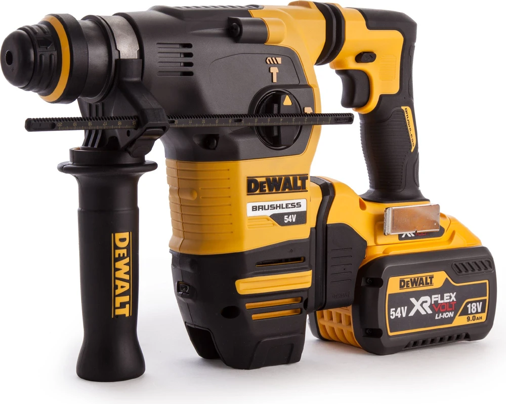 Perforatorius DeWalt DCH333X2-QW; 3,5 J; SDS-plus; 54 V; 2x9,0 Ah akum.