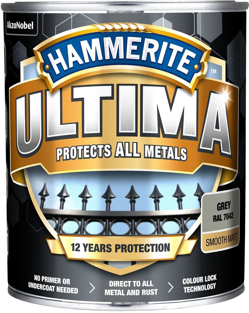 Hammerite PAINT ULTIMA Matinis ANTHRACIT 0.7L