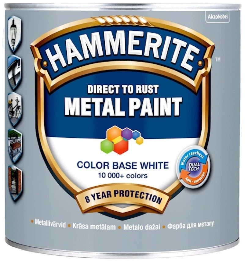 Hammerite PAINT HAMMER HN (BLT) SMOOTH BW 0.7L